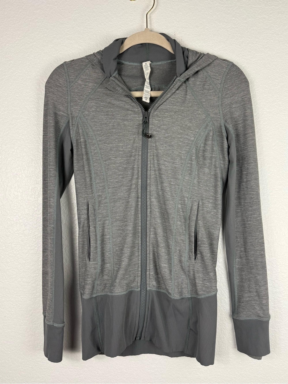 Lululemon Daily Practice Jacket Heathered Slate Women's Size 4